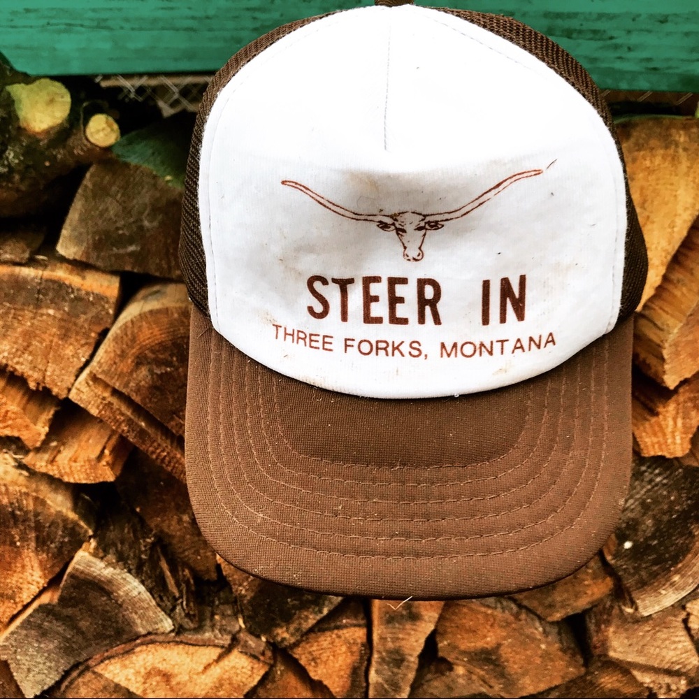 Steer In Montana Trucker Hat